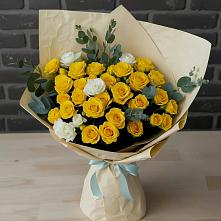 Букет цветов из:  Розы в Манжерок