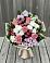 Букет цветов из: Альстромерии, Гвоздики, Розы и Хризантемы в Манжерок