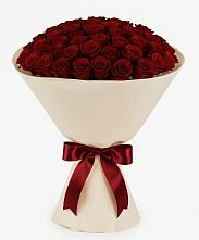 Букет 101 Бордовая роза Блэк Бакарра #REPLACE_PRED# Манжерок