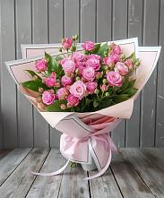 Букет Розовый кустик #REPLACE_PRED# Манжерок