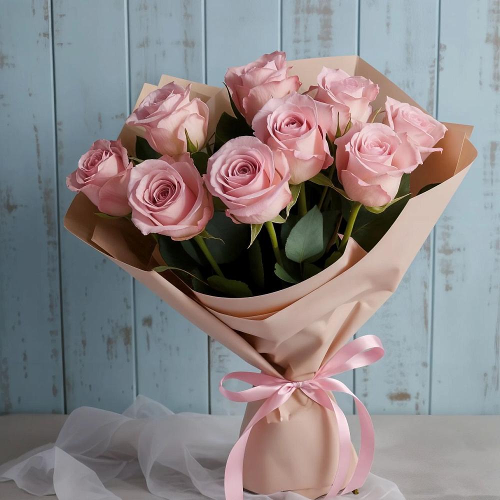 Букет цветов из: Розы в Манжерок