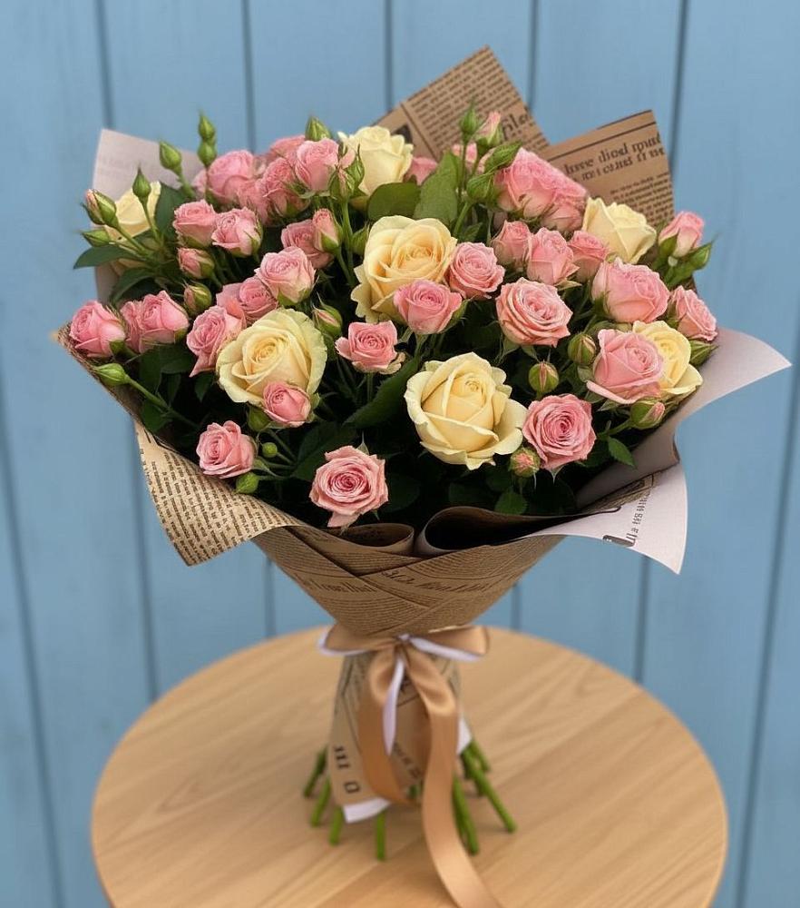 Букет цветов из: Розы в Манжерок