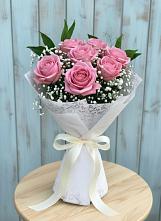 Букет цветов из:  Розы #REPLACE_PRED# Манжерок