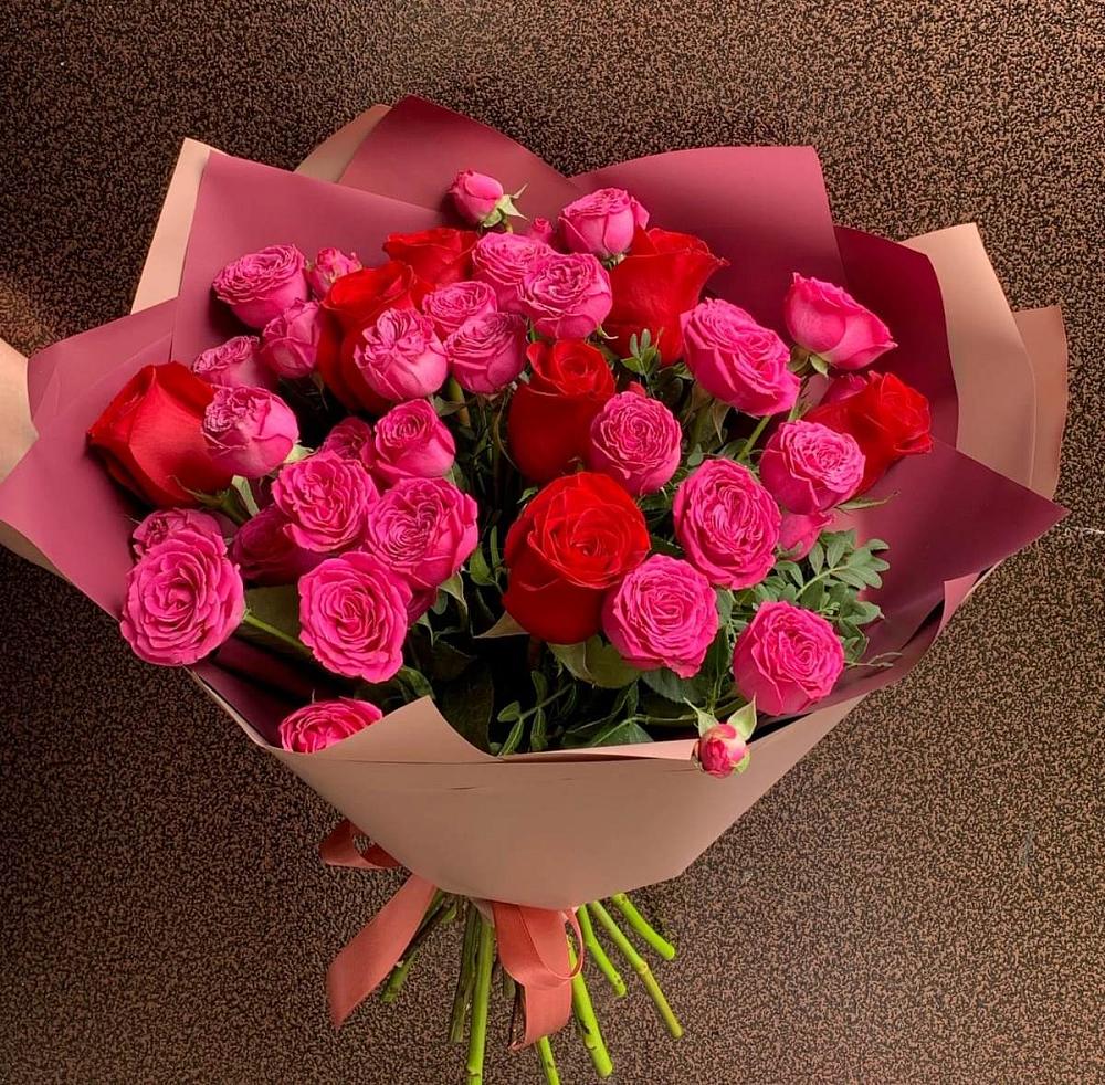 Букет В объятьях нежности в Манжерок