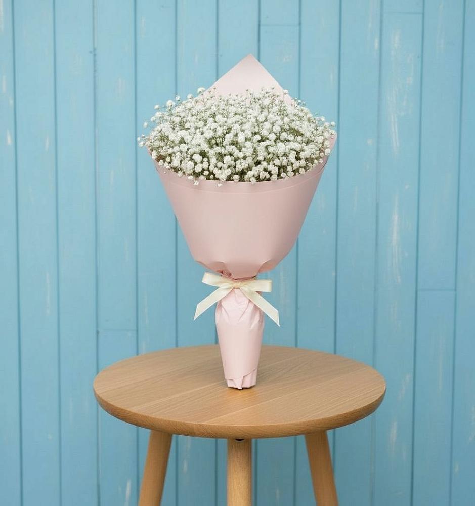 Букет цветов из: Гипсофила в Манжерок