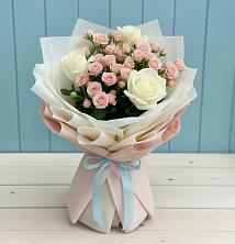 Букет цветов из:  Розы в Манжерок