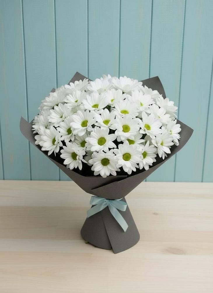 Букет цветов из: Хризантемы в Манжерок