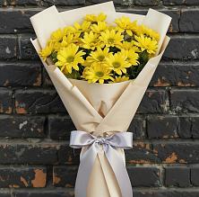 Букет цветов из:  Хризантемы #REPLACE_PRED# Манжерок