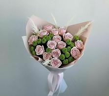 Букет цветов из:  Розы и Хризантемы в Манжерок