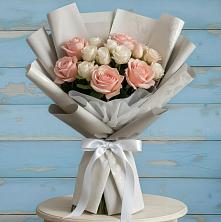 Букет цветов из:  Розы в Манжерок