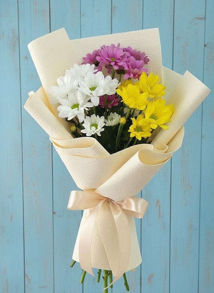 Букет цветов из: Хризантемы в Манжерок