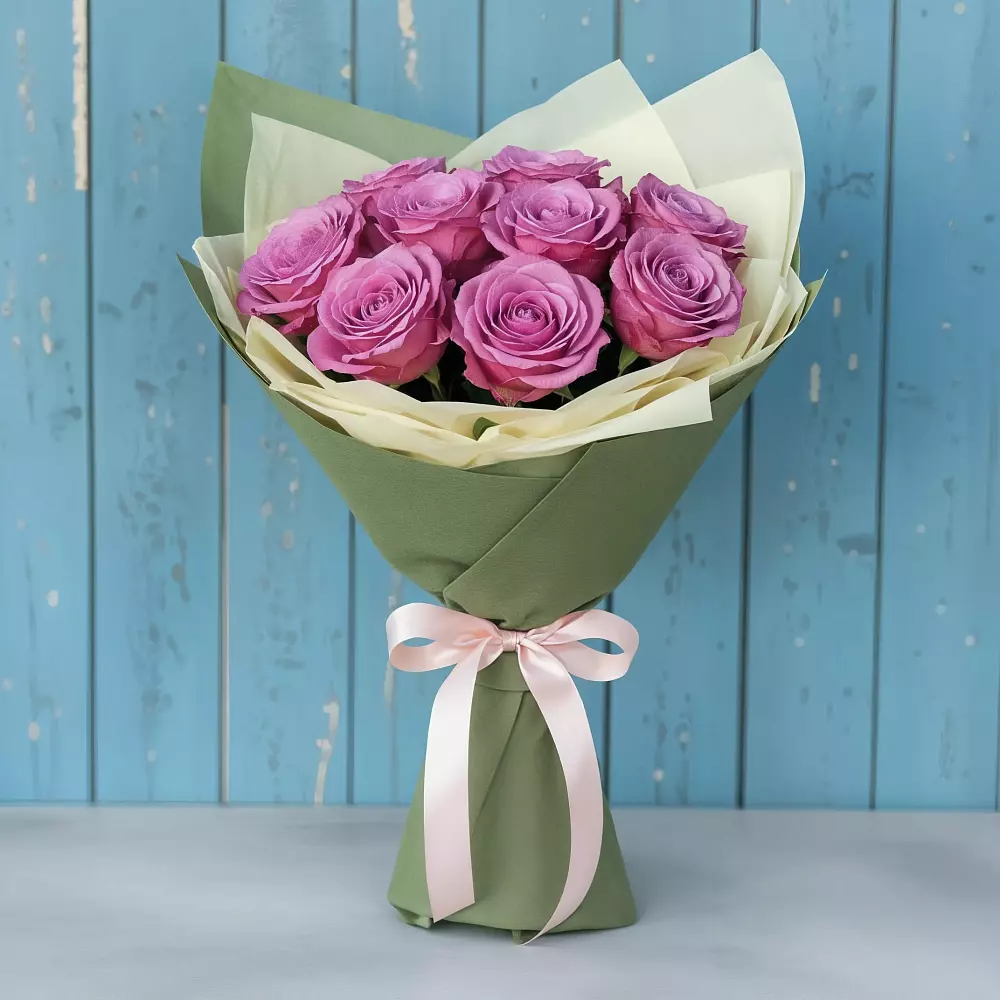 Букет Розы Фёрст Леди в Манжерок