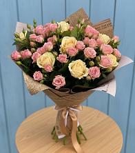 Букет цветов из:  Розы в Манжерок