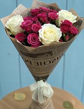 Букет цветов из:  Розы в Манжерок
