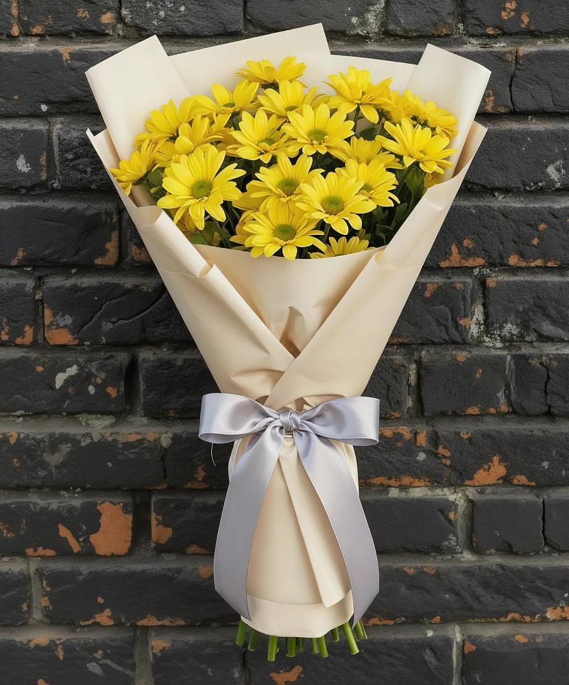 Букет цветов из: Хризантемы в Манжерок