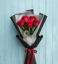 Букет цветов из:  Розы #REPLACE_PRED# Манжерок