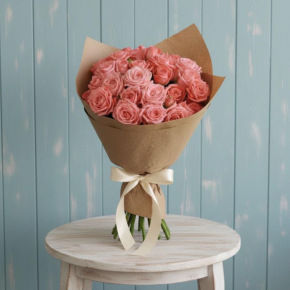 Букет цветов из: Розы в Манжерок