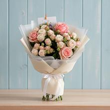 Букет цветов из:  Розы в Манжерок