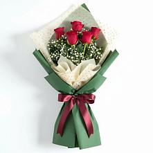 Букет цветов из:  Розы #REPLACE_PRED# Манжерок