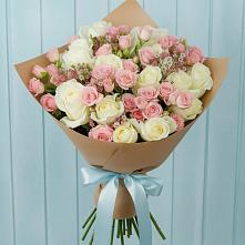 Букет цветов из:  Розы в Манжерок
