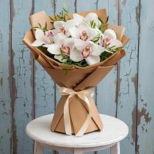 Букет цветов из:  Орхидеи и Розы в Манжерок